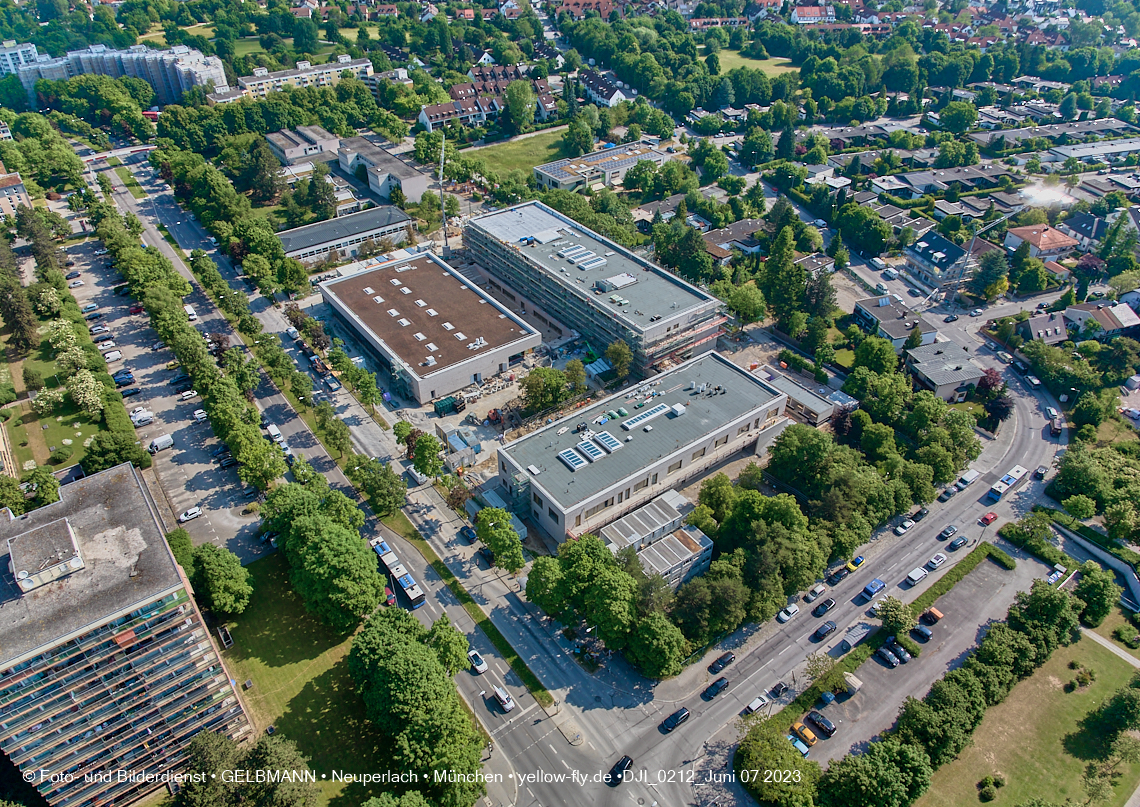 07.06.2023 - Baustelle zur Grundschule am Karl-Marx-Ring in Neuperlach